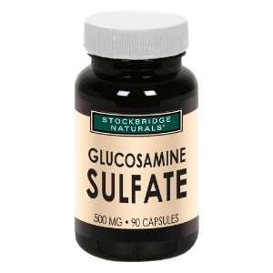 Stockbridge Naturals   Glucosamine Sulfate     90 capsules 
