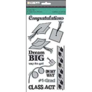  Class Act Rubber Cling Stamps 4X8 Sheet: Kitchen & Dining