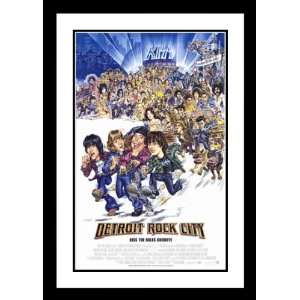  Detroit Rock City Framed and Double Matted 32x45 Movie 