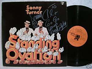 Sonny Turner 33 lp standing ovation RARE soul AUTO nm PRIVATE MODERN 