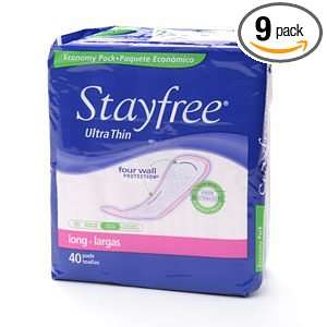  Stayfree Ultra Thin Super Long: Health & Personal Care