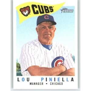  Lou Piniella MG / Chicago Cubs / Manager / 2009 Topps 