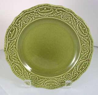 Canonsburg Pottery Co. Salad Plate Green Ironstone  