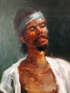   Bohannah New York Art African American Man Impressionist Painting