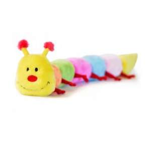   : ZippyPaws Caterpillar Large w/ 6 Squeakers   Dog Toy: Pet Supplies