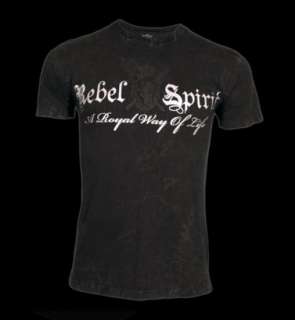 REBEL SPIRIT Mens T shirt 2011 NWT SSK110666 Black  