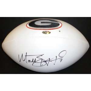  Matthew Stafford Autographed Georgia Bulldogs Football 