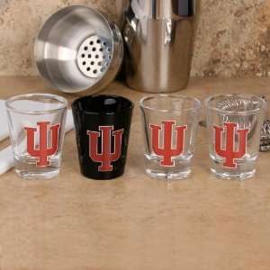  Indiana Hoosiers 4 Pack Shot Glass Set
