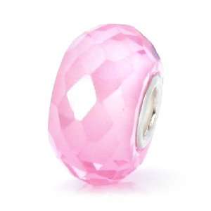  Bella Fascini Faceted Pink Cubic Zirconia, Sterling Silver 