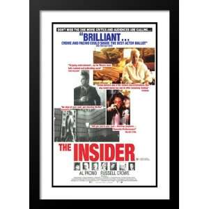  The Insider 32x45 Framed and Double Matted Movie Poster 