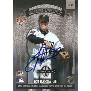 Joe Randa Signed Pirates 1997 Leaf Limited Card:  Sports 