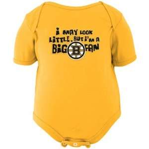  Boston Bruins Infant Gold Little Big Fan Creeper Sports 