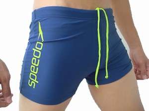 Speedo Mens Swimming Suit Swim Shorts Blue XL 32 34  