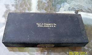 Vintage Starrett 436 Micrometer In Hard Case 2 Inch  