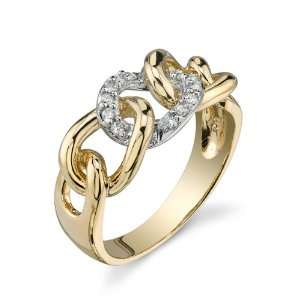  Diamond Chain of Love Ring Jewelry