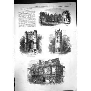  1881 Ipswich House Butter Market Freston Tower 