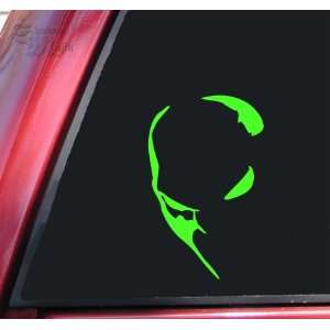  Spawn Face Vinyl Decal Sticker   Lime Green Automotive
