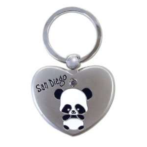  Panda San Diego Sparkling Metal Keychain