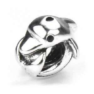   Solid Sterling Silver Charm Bead for European Charm Bracelet Jewelry