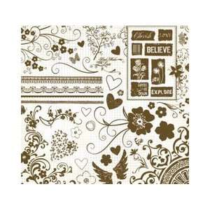  Fancy Pants 12 Inch by 12 Inch Acrylic Stamp, From The 