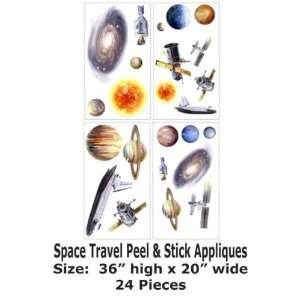   York RoomMates Space travel Peel & Stick Appliques RMK1003SCS