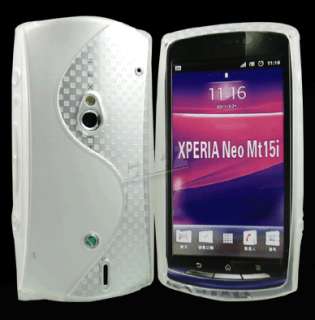 SOFT PLASTIC CASE FOR Sony Ericsson Xperia Neo MT15i e  