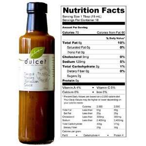 Dulcet, Tangy & Peppery Moroccan Sauce, Marinade, 12 Ounce Bottle 
