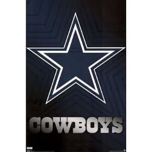  Dallas Cowboys Logo Sports Poster Tony Romo 22x34 Print 