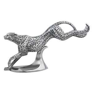  Running Cheetah Art Deco Desktop Table Statue Sculpture 