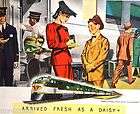 1946 General Motors Diesel Power RAILROAD PRINT AD Fresh as Daisy GM 