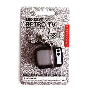    LED keyring retro TV with light & sound effect: Home & Kitchen