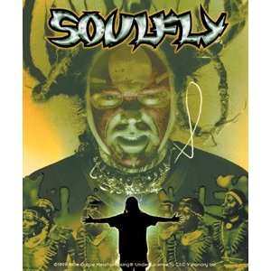  SOULFLY GREEN/YELLOW STICKER Toys & Games