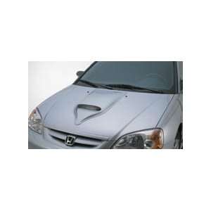  Auto Ventshade Hood Scoop, SS Style   Large Single, for 