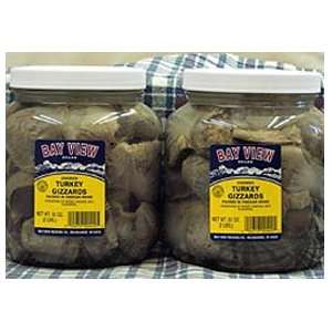 Bay View Turkey Gizzards, Two Jars:  Grocery & Gourmet Food