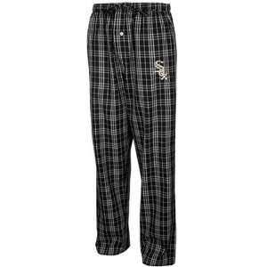  Chicago White Sox Black Plaid Event Pajama Pants  : Sports 