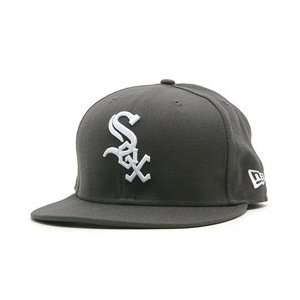 Chicago White Sox Basic Graphite 59FIFTY Fitted Cap   Graphite 7 5/8