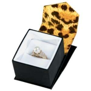  Leopard Print Ring Box Case Pack 6: Everything Else