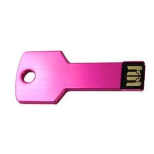  4GB Metal Key USB 2.0 Flash Drive Red: Computers 