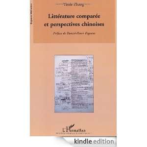Littérature comparée et perspectives chinoises (Espaces littéraires 