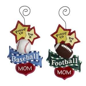  Club Pack of 12 Proud to be a Football/Baseball Mom Sports 