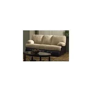   /Coffee Fabric Sofa by Catnapper   Manual Recline