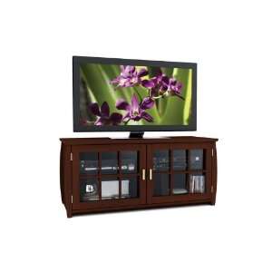   Washington Wood Veneer TV and Component Bench by Sonax: Home & Kitchen