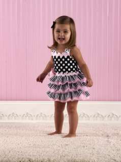 Mud Pie Ribbon Ruffle Sundress Outfit Set Pageant Casual Wear 2 3T 