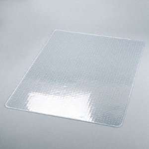   Glass Clear Studded Chair Mat for Low/Med Pile Carpet: Office Products