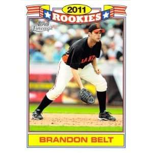  Brandon Belt San Francisco Giants 2011 Topps Lineage 