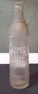 VINTAGE CARROLL COUNTY VA. SYLVATUS SLIM JIM GLASS SODA BOTTLE  