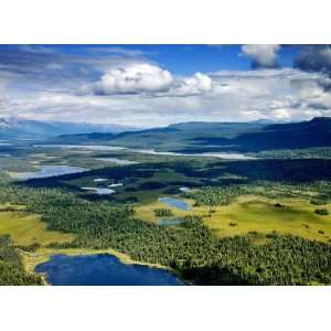   lakes and forest Denali National Park Alaska 24 X 18 