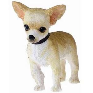  Standing Tan Chihuahua Small Dog Statue