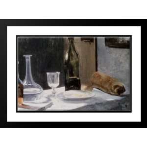  Monet, Claude 24x19 Framed and Double Matted Still Life 