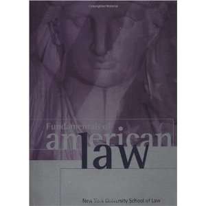  Fundamentals of American Law  N/A  Books